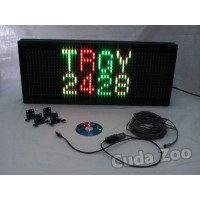 Affordable LED TRGY-2428 Tri Color Programmable Message Sign, 22 x 79